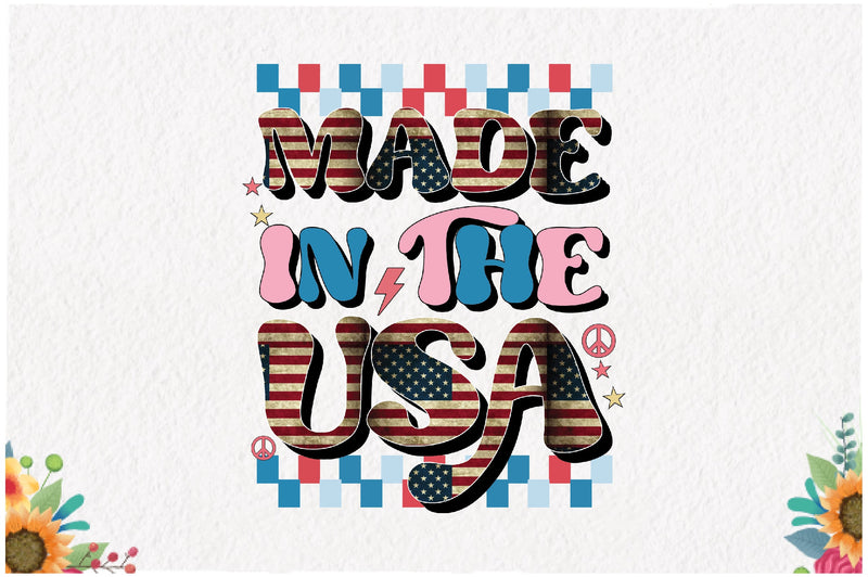 Made in the USA 4th of July Sublimation Sublimation Jagonath Roy 
