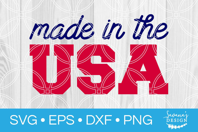 Made in the USA SVG SavanasDesign 