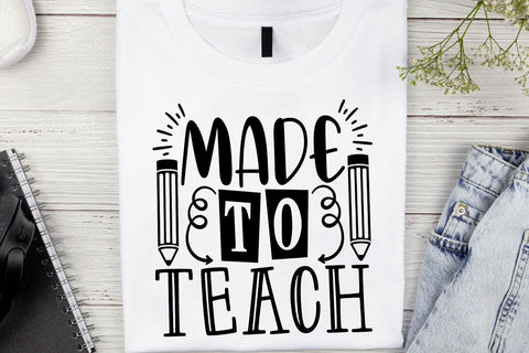Made To Teach| Teacher Life SVG Cutting Files. SVG CosmosFineArt 