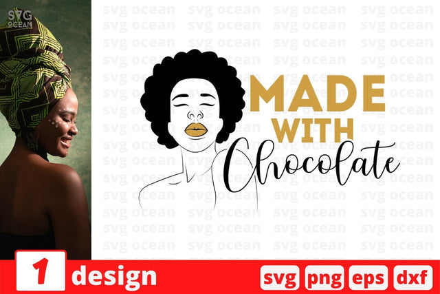 Made with chocolate SVG Cut File SVG SvgOcean 