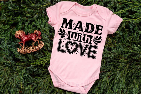 Made with love, baby SVG SVG DESIGNISTIC 