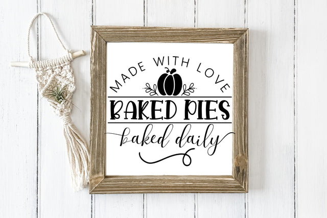 Made With Love Baked Pies SVG Thanksgiving Quotes SVG dapiyupi store 