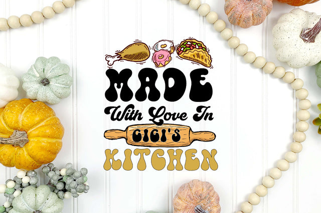 Made with Love Gigi Kitchen PNG Sublimation Rupkotha 