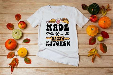 Made with Love Nana's Kitchen PNG Sublimation Rupkotha 
