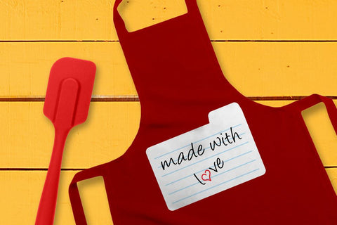 Made with Love Recipe Card SVG Designed by Geeks 