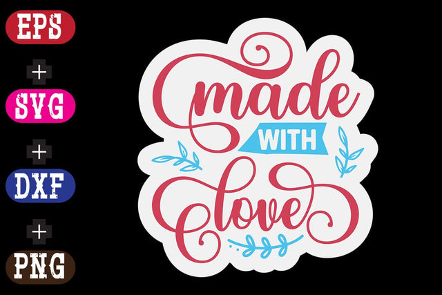 Made With Love SVG Nurstore 