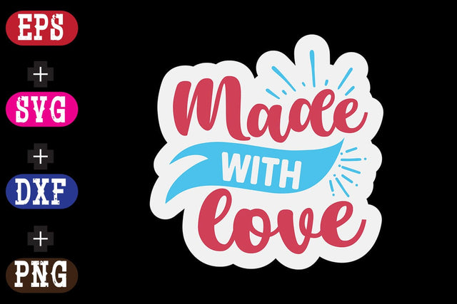 Made With Love SVG Nurstore 