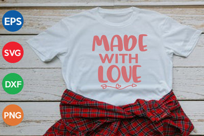 made with love SVG thesvgfactory 