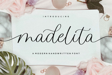 madelita Modern Handwritten Font Font Balpirick 