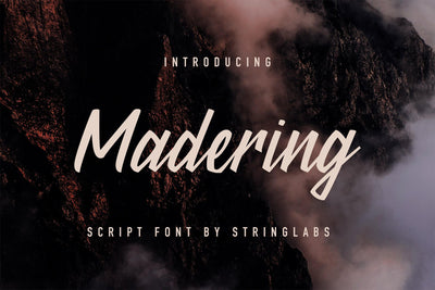 Madering - Classy Script Font Font StringLabs 
