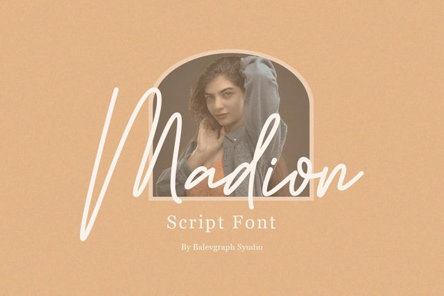 Madion Handwritten Script Font Balevgraph Studio 