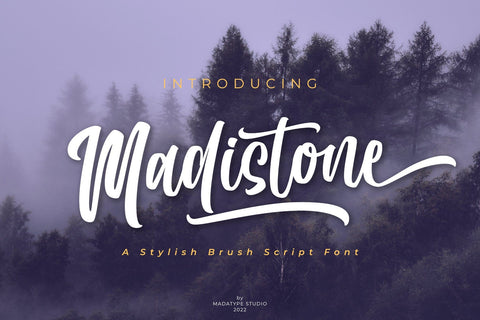 Madistone Font Madatype Studio 