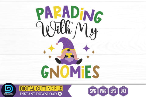 Madri Gras Gnome SVG Bundle SVG DESIGNISTIC 