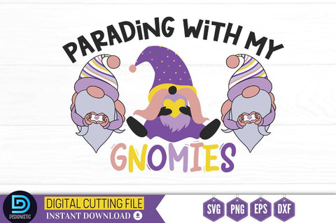 Madri Gras Gnome SVG Bundle SVG DESIGNISTIC 