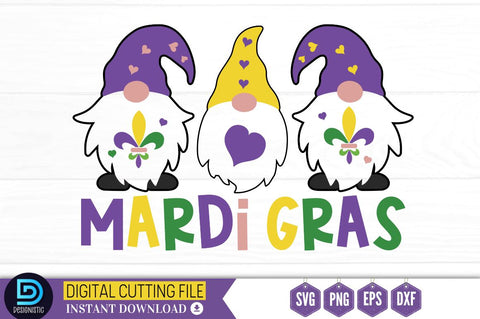 Madri Gras Gnome SVG Bundle SVG DESIGNISTIC 