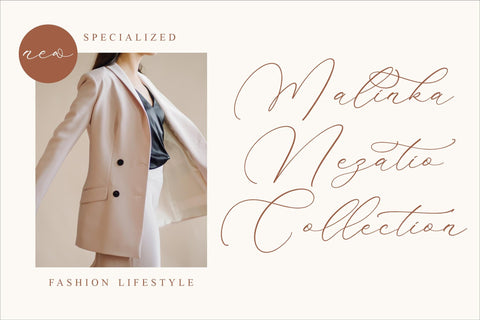 Madyntha Geradine - Chic Calligraphy Font Storytype Studio 