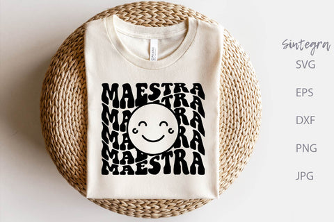 Maestra SVG, Spanish Teacher SVG Cut File Free For Commercial Use SVG Sintegra 