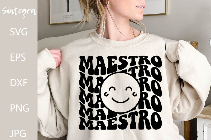 Maestro SVG, Spanish Teacher SVG Cut File Free For Commercial Use SVG Sintegra 