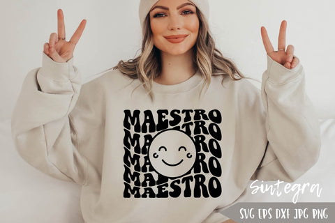 Maestro SVG, Spanish Teacher SVG Cut File Free For Commercial Use SVG Sintegra 