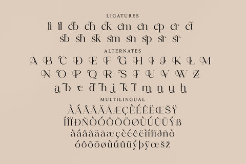 Mafisha Typeface Font Storytype Studio 