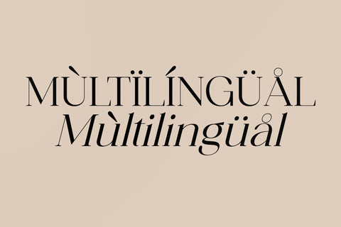 Mafisha Typeface Font Storytype Studio 