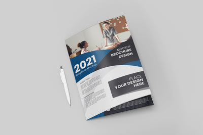 Magazine and brochure PSD mockup Mock Up Photo Mrletters 