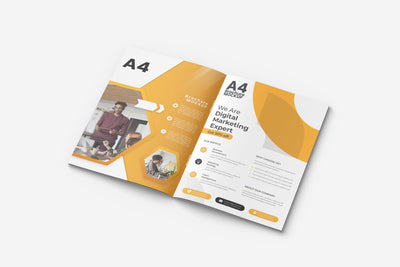 Magazine / brochure mockup A4 Mock Up Photo Mrletters 