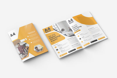 Magazine / brochure mockup A4 Mock Up Photo Mrletters 