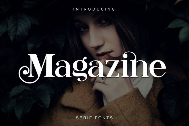 Magazine Font Font Fox7 By Rattana 