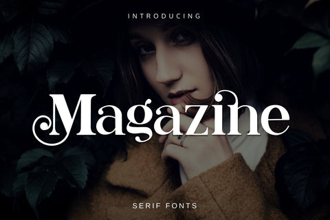 Magazine Font Font Fox7 By Rattana 