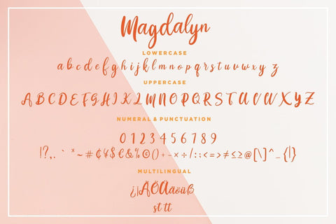 Magdalyn Modern Calligraphy - So Fontsy