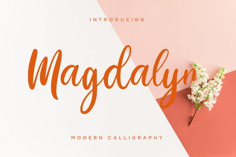 Magdalyn Modern Calligraphy Font Creatype Studio 