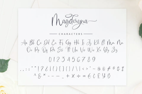 Magderyna - Modern Calligraphy Font Font Alpaprana Studio 
