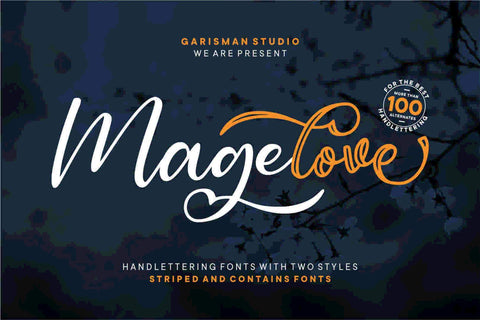 Magelove Font Garisman Studio 