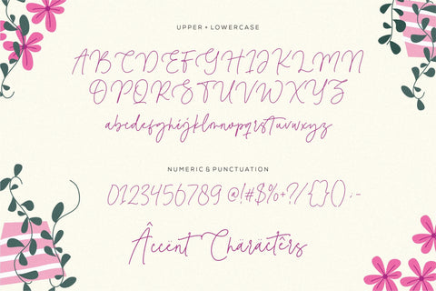 Magenta Basket Font Font Balpirick 