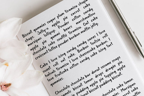 Magenta Font Cotton White Studio 