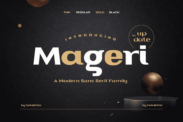 Mageri Font twinletter 