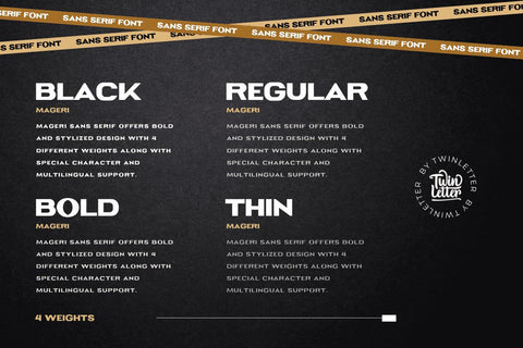 Mageri Font twinletter 