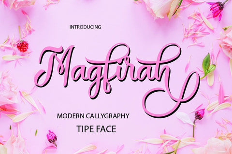 Magfirah Scrip Font mahyud creatif 