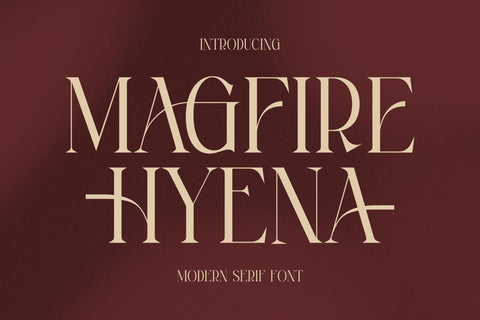MAGFIRE HYENA Font Storytype Studio 