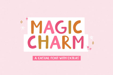 Magic Charm - Handwritten Font with Extras Font KA Designs 
