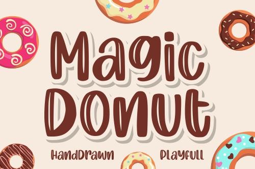 Magic Donut Font Garisman Studio 