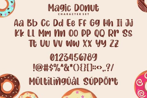 Magic Donut Font Garisman Studio 
