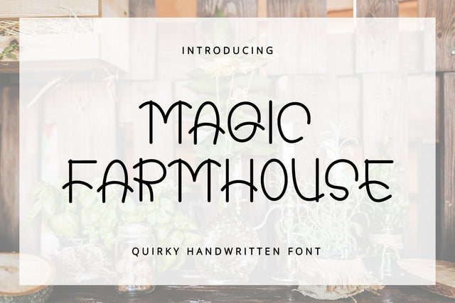 Magic Farmhouse - Quirky Handwritten Font Font Alpaprana Studio 