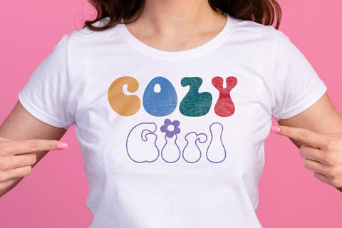 Magic Groovey and Magic Groovey Line Fonts Font Fox7 By Rattana 