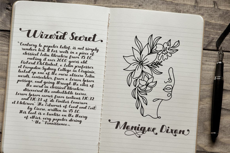 Magic Letter - Bold Hand-lettered Font - So Fontsy