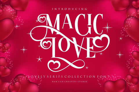 Magic Love Font Hans Co 