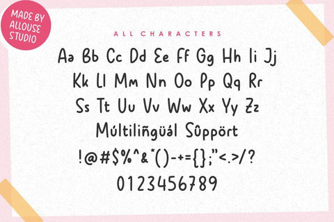 Magic Moment Font Allouse.Studio 