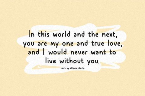 Magic Moment Font Allouse.Studio 