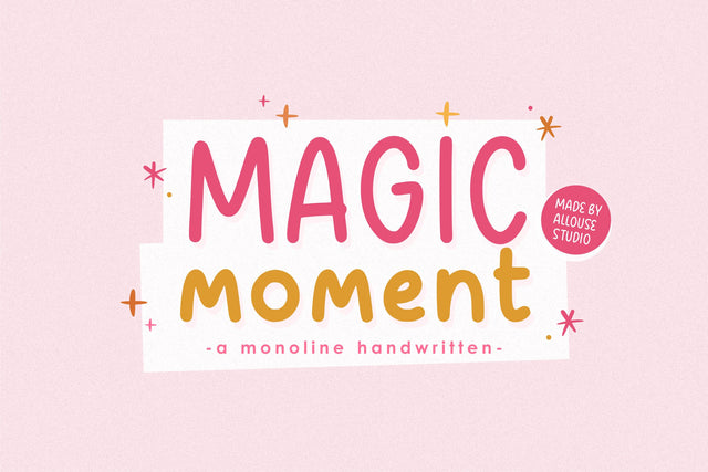 Magic Moment Font Allouse.Studio 